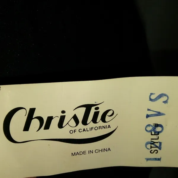 Christie of CA 8 Vintage Black Double Layer Blazer -Funeral - Image 3