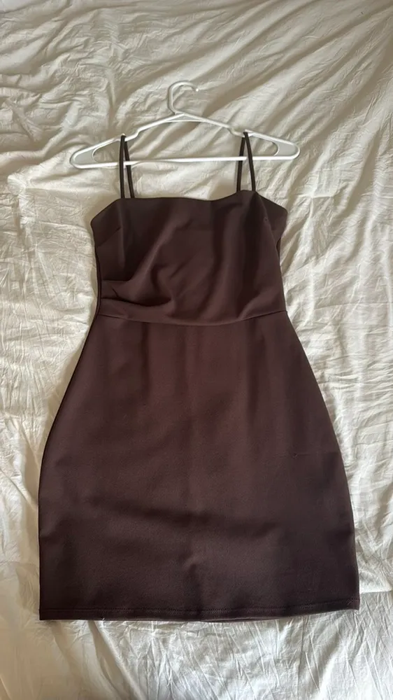 Dress Brown Size M - Image 3