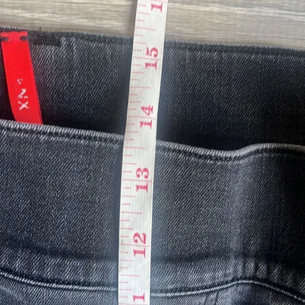 Spanx Straight Leg Jeans, Black - Image 9