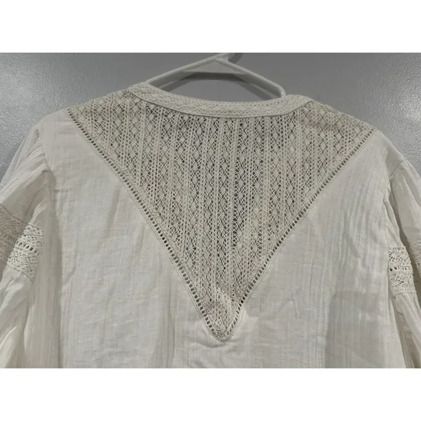 Free People Sachi Ivory Long Sleeve Mini Dress Medium M NWOT - Image 6