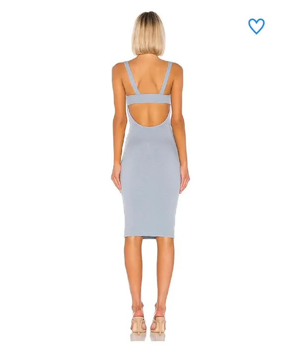 superdown Taylor Open Back Dress Slate - Image 2