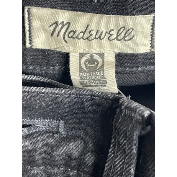 Madewell Women's Black High Waisted Bootcut Wide Leg Flare Denim Jeans Pants 27 - Image 5