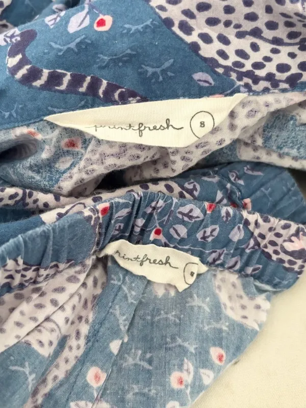 Printfresh Bagheera Snow Leopard Pajama Set - Image 3