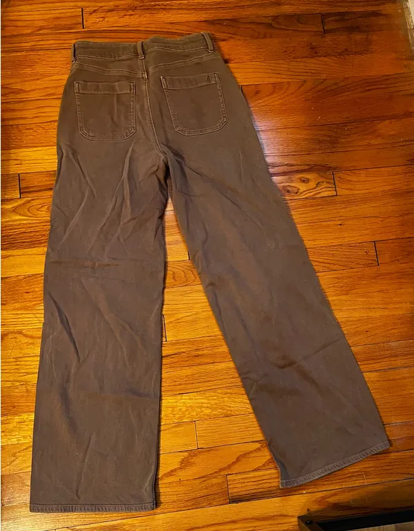 American Eagle Cargo Pants Wide-Leg High-Waisted Baggy - Image 2