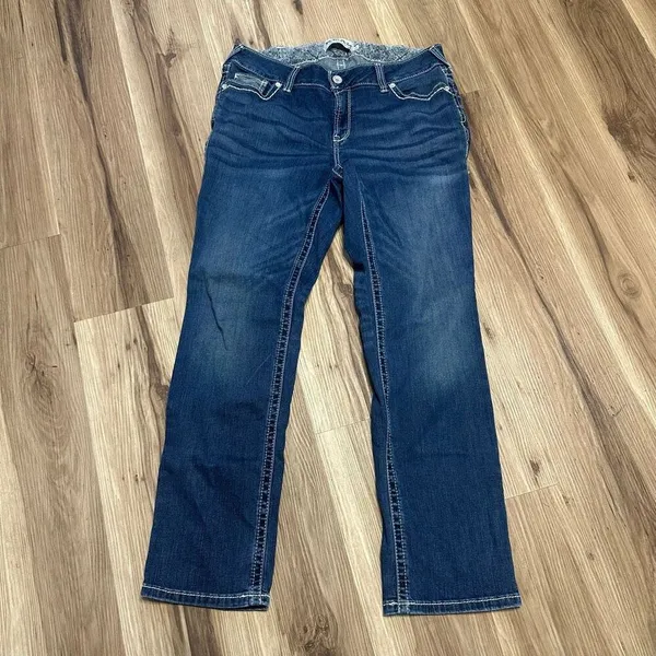 Ariat REAL whipstitch 16 cowboycore western jeans - Image 3