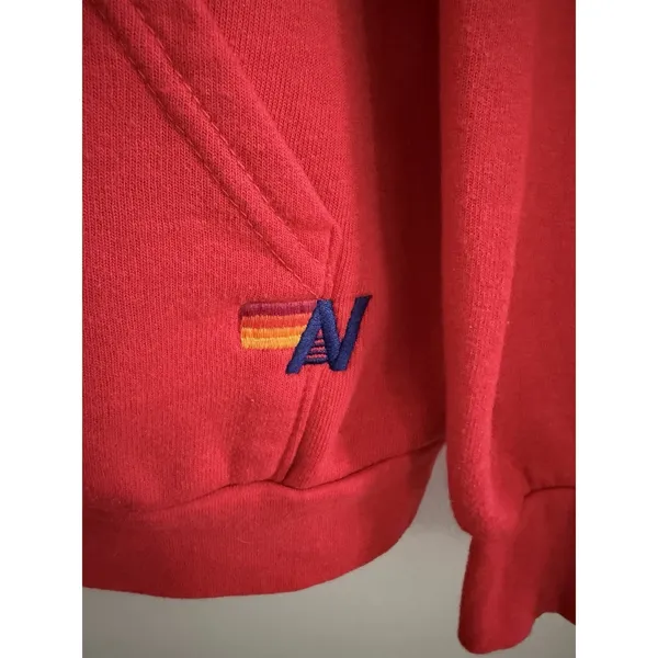 Aviator Nation Red Sox Relaxed‎ Pullover Hoodie Red Size Medium - Image 8