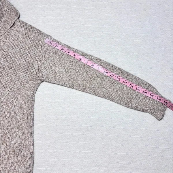 Ralph Lauren‎ Casual Tan Cowl Neck Sweater Size M - Image 8