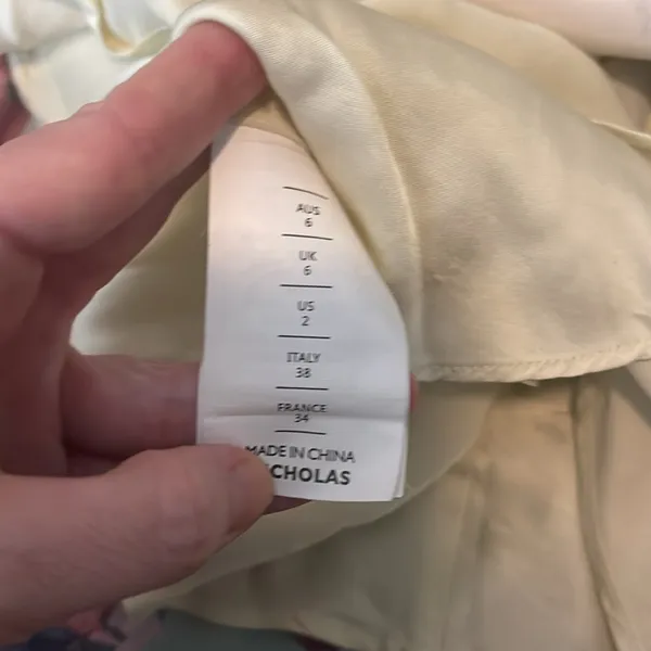 Nicholas‎ Sherina Dress size 2 Yellow - Image 7