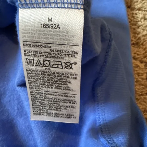 Old Navy x The Devil Wears Prada SoComfy Oversized Blue Pullover Hoodie Medium - Image 6