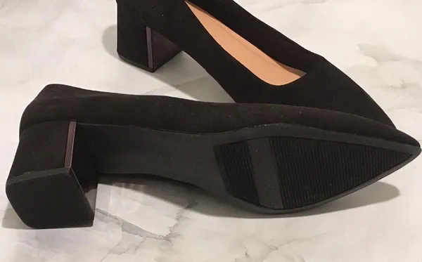 Black Heels, Size 9 1/2 - Image 4