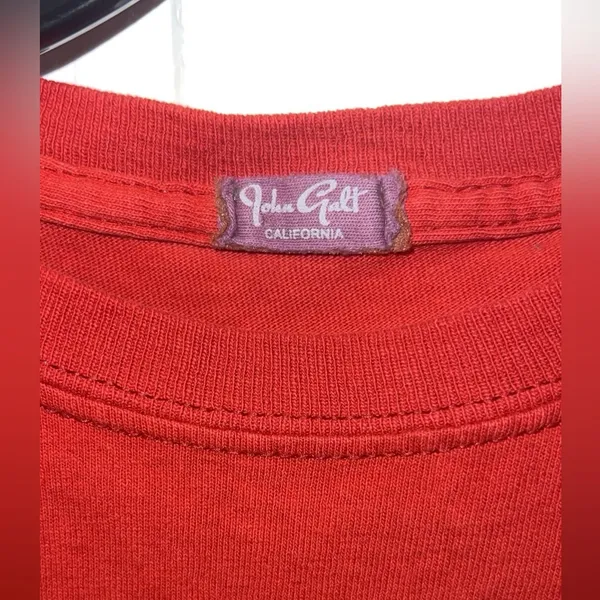 Red brandy Melville cropped t shirt - Image 2