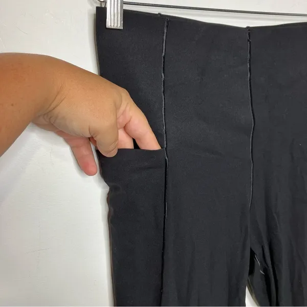 Offline by Aerie black real mextra hi-rise 7/8 leggings long‎ inseam size large - Image 3