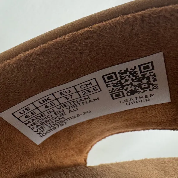 TOMS NWOT Diana Tan Leather Platform Espadrille Wedge Sandals Women 6.5 10019757 - Image 9