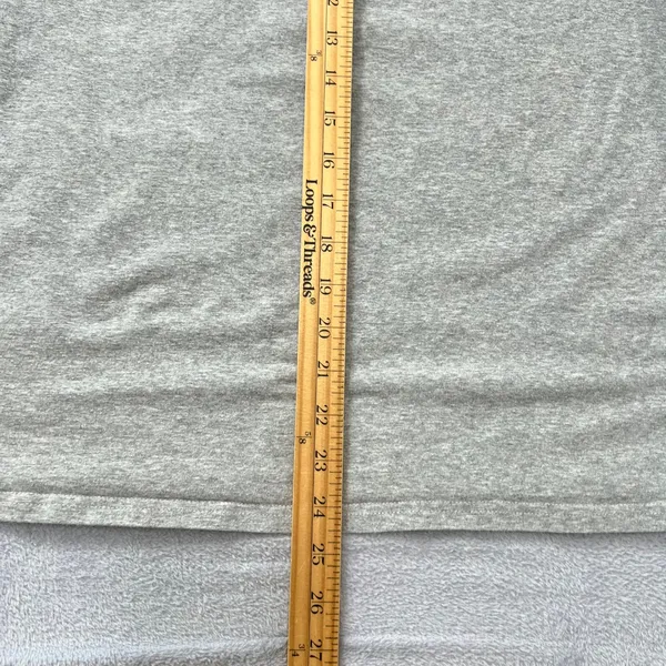 Ariat‎ REAL Women L Large Baseball Tee Shirt Grey Black Raglan Long Sleeve Logo - Image 7