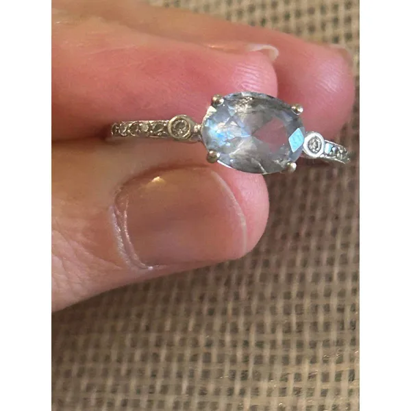 Lot a394 ring size 10 nvc 925 sterling silver - Image 3