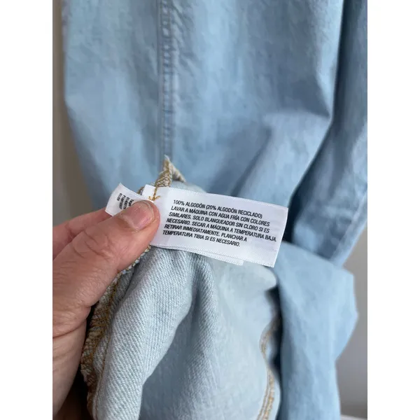 Universal Threads Chambray Denim Maxi Dress Cotton‎ Minimalist XS - Image 7