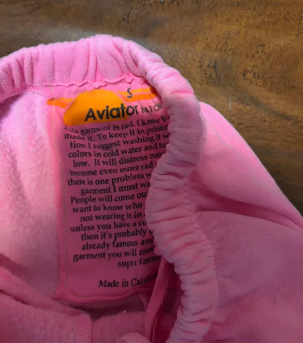 Aviator Nation Pink  sweatpants - Image 3