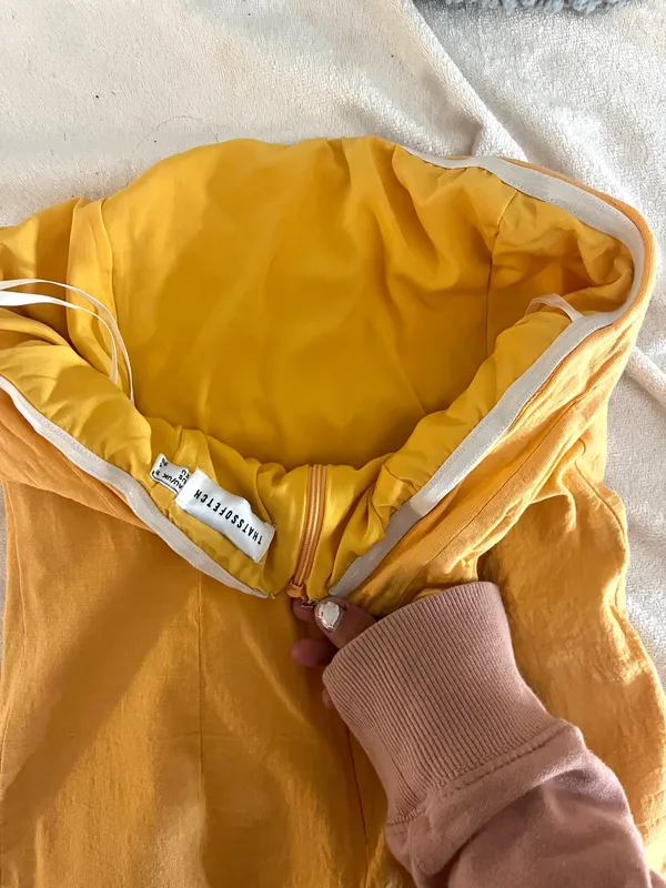 That’s So Fetch Orange Strapless Mini Dress Size 6 - Image 3