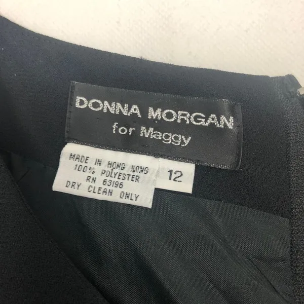 Vintage Donna Morgan Maxi Dress Womens 12 Wedding Guest Formal Modest Church - Image 3