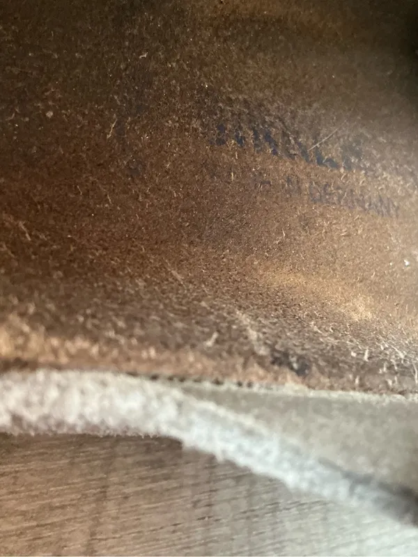 Vtg Birkenstock Arizona soft footbed sandals in taupe size 38 - Image 5