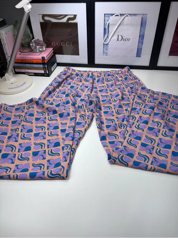 Women's Retro 70’s Vibe Bell Bottom Pants by MOOYA of Paris NWT Size L - Image 13