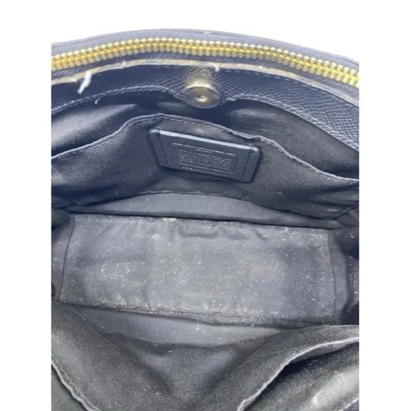 Coach Carryall Mini Brooke Light Goldblack Leather Cross Body Bag - Image 11