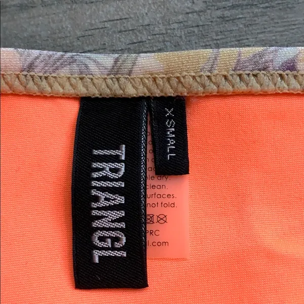 Triangl coco floral bikini bottom Tan Size XS - Image 7