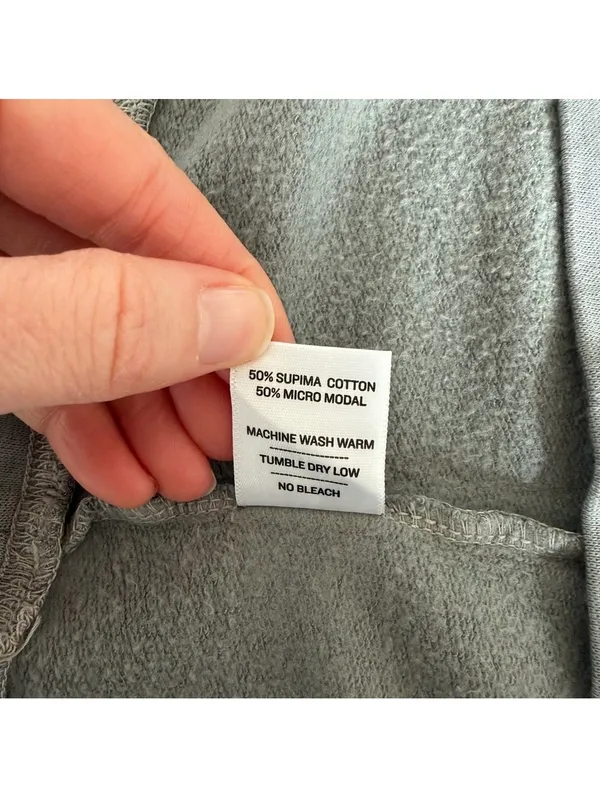 American Giant Crewneck Sweatshirt Size Small Gray Blue Minimalist Casual Cotton - Image 7
