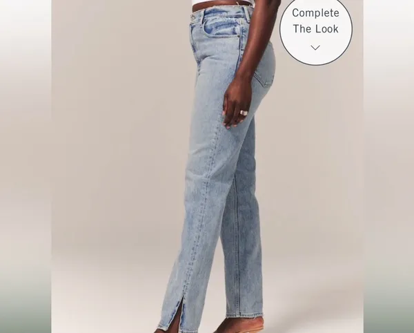 Abercrombie & Fitch The 90's Straigh - Ultra High Rise, Size 28 6r. - Image 10