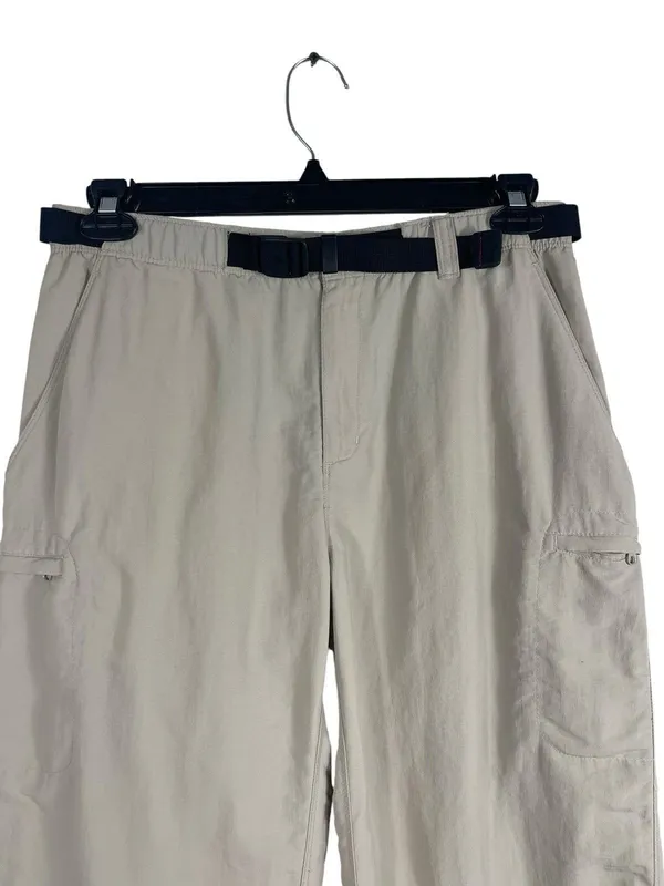 The North Face Women’s Hiking Cargo Capri Beige Nylon Trail Outdoor Pants L - Image 2