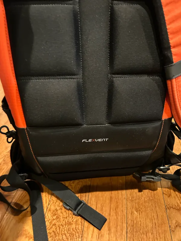 The North Face Borealis Backpack - Vibrant Orange & Black (Excellent Condition) - Image 7