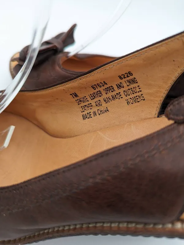Timberland boot company Marge peep toe slingback wedged sandals size 7 - Image 5