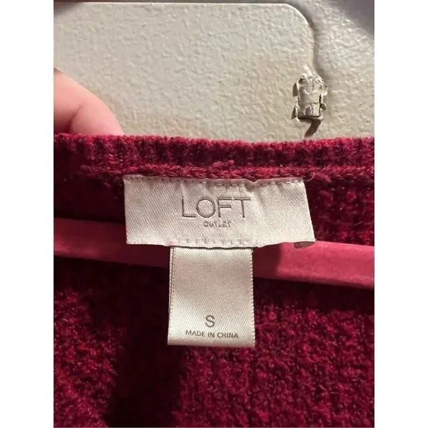 Loft V-Neck Pullover Sweater Woman’s Size Small - Image 6