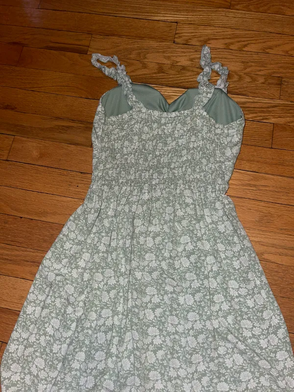 Summer Mini dress Green - Image 4