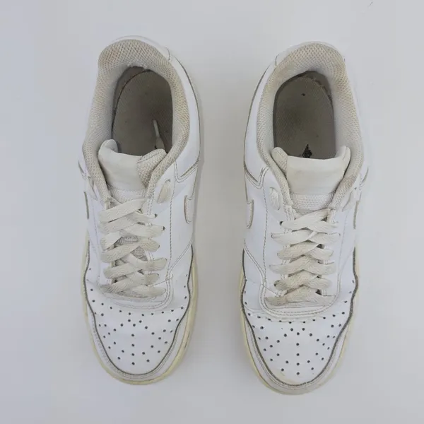Nike Court Vision Low Sneakers Shoes‎ Triple White CD5434-100 Womens Size 7.5 - Image 6
