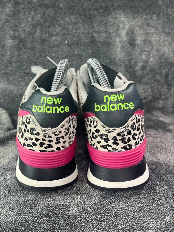 ⁠New Balance 574 Animal Print Cheetah Leopard Womens Size 7.5 Sneakers - Image 4