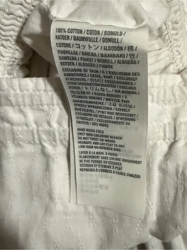 2000s vintage style abercrombie & fitch white whimsical babydoll lace mini dress - Image 15