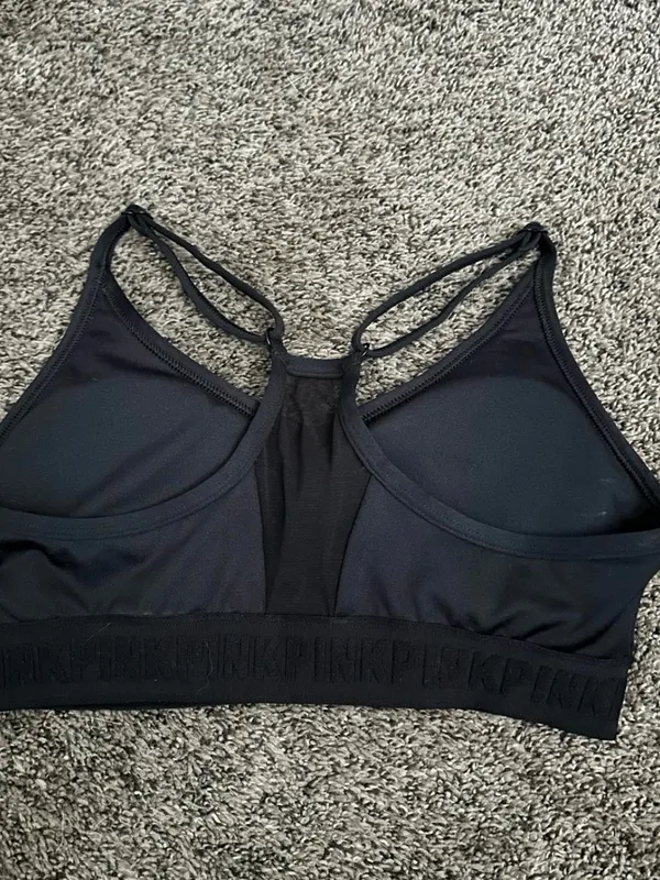 PINK Victoria's Secret Ultimate Black Bralette Size Small 0096 - Image 2