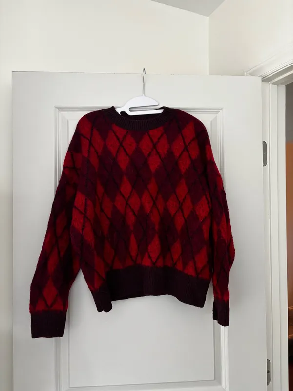 ZARA Argyle Sweater - Image 3