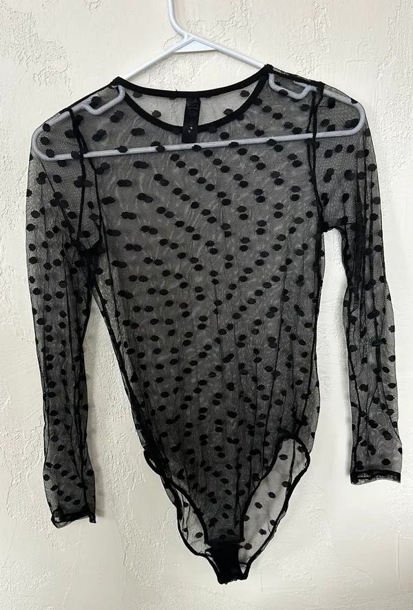 Mesh Body Suit Black Size M - Image 2