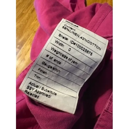 Polo Ralph Lauren Magenta Pink Linen Blend Wide Leg Pants 2 High‎ Rise Trousers - Image 8