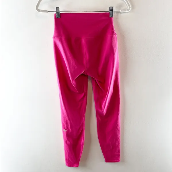 Alo 7/8 High Waist Airlift Leggings in Summer Crush Pink XS - Image 4
