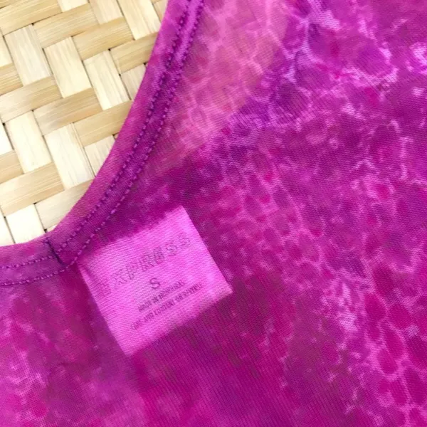 Y2K pink‎ tank sheer snakeskin - Image 3