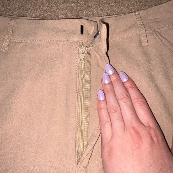 High Rise Tan Skort - Image 2