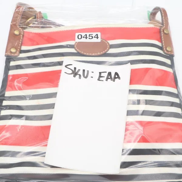 Fossil Keyper Womens Handbag Multicolor Striped Adjustable Strap Crossbody Bag - Image 10