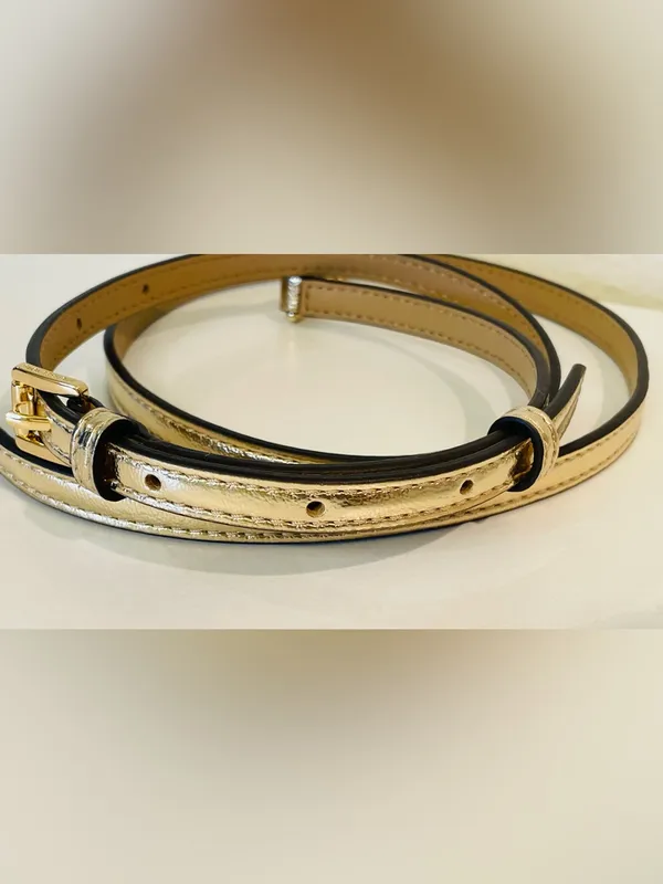 Michael Kors Metallic Gold Crossbody Strap Replacement - Image 10