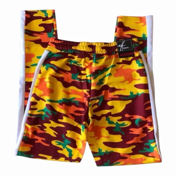 Redfox Rainbow Camo Jogger Pants Medium Multicolor Streetwear NWT Unisex - Image 6