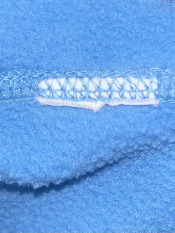 Aeropostale Hoodie Cropped Vintage Blue Rhinestone - Image 4