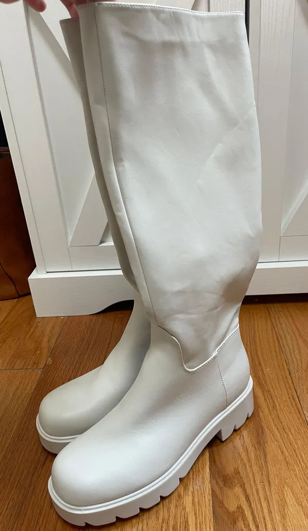 Nine West Tall White Boot - Image 2
