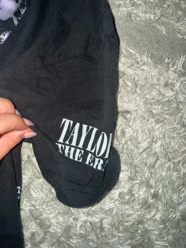 Taylor Swift Eras Tour T-Shirt Black - Image 4